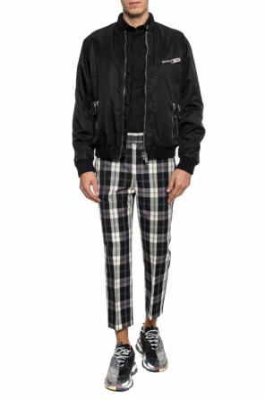 Pleat-front checked trousers, zdjęcie 2 Pleat-front checked trousers od MSGM